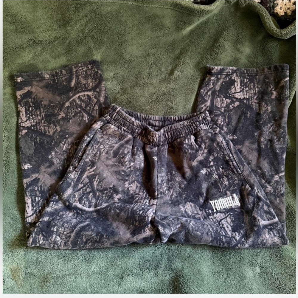 YoungLA Dark Camo Sweatpants